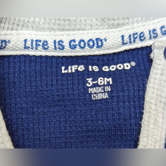 Life is Good Baby Boy Long Sleeve Onsie Bundle - Picture 4 of 5